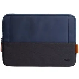 Trust Funda universal soft sleeve Lisboa 25123 Negro/Azul para tablets y portátiles hasta 13.3 pulgadas